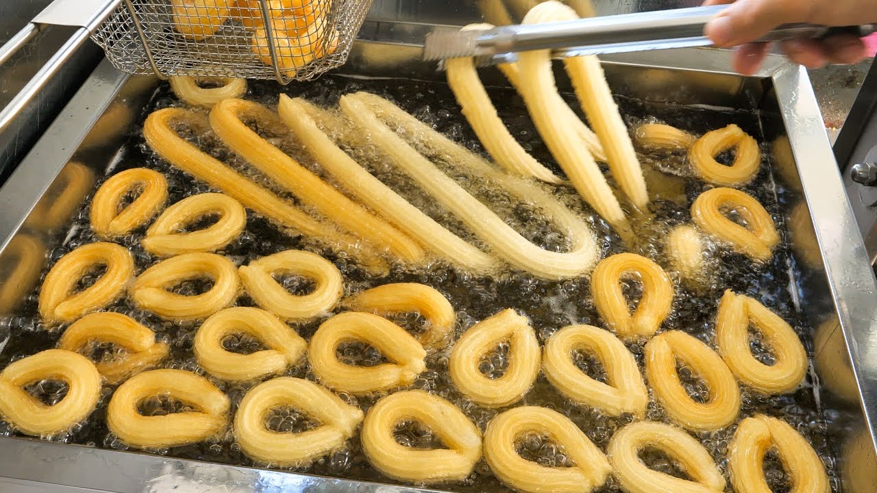 오픈 3시간 만에 매진! 5년 연속 판매량 1위인 서울대 쉐프 출신 할배 츄러스 Churros / Korean street food