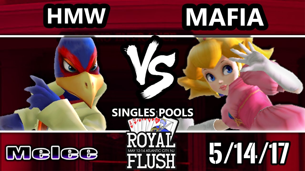 Royal Flush SSBM HomeMadeWaffles (Falco) Vs. HTC Mafia (Peach