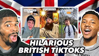 AMERICANS REACT To Funniest UK TikToks | British TikTok Compilation 🤣 🇬🇧