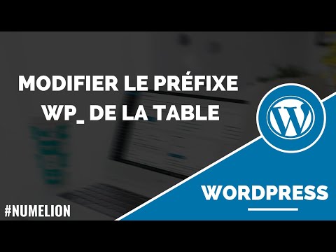 Modifier le préfixe wp dans la base de données WordPress