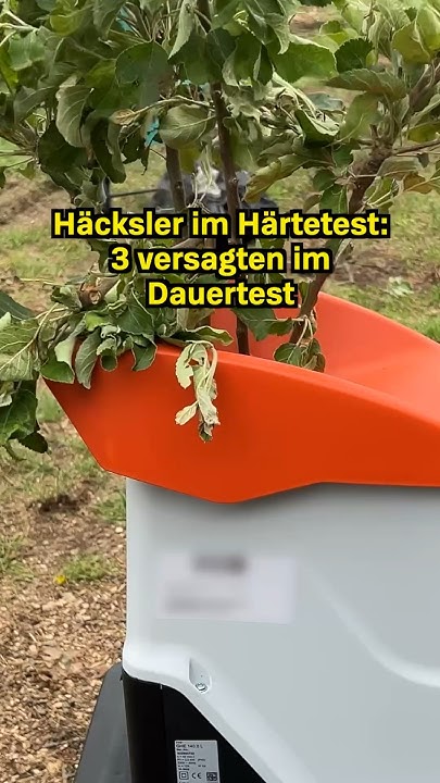Test Gartenhäcksler 2024 Diese 3 Häcksler versagten im Härtetest