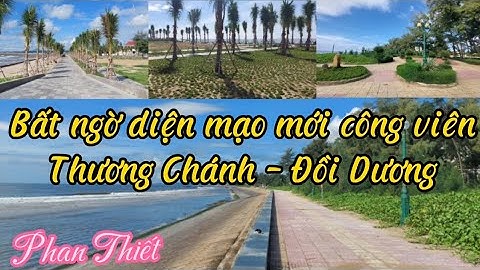 Bất ngờ với diện mạo mới Công viên biển Thương Chánh - Đồi Dương TP. Phan Thiết