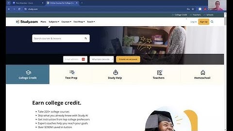 Study.com Homeschool and College Saver Program Overview