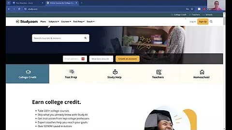 Study.com Homeschool and College Saver Program Overview