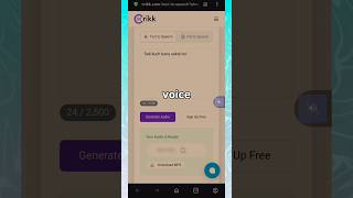 😳 Free Hindi Voice Generator | Crikk AI | No Signup#shorts