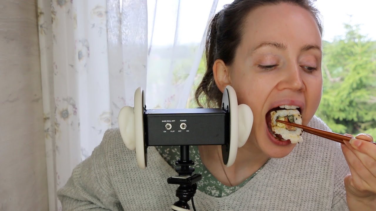 ASMR Eating Sounds 🍣 3Dio Ear To Ear Binaural | SUSHI | Mukbang 먹방 (No Talking)