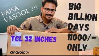 IFFalcon by TCL LED 32 inch Android Smart TV Honest review | Flipkart Big billion purchase 11000/-