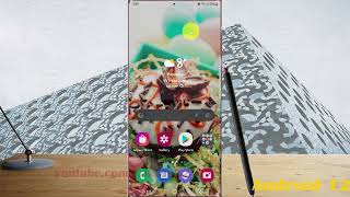 Samsung Galaxy S22 Ultra : How to set Lock screen Wallpaper services as Dynamic Lock screen screenshot 3