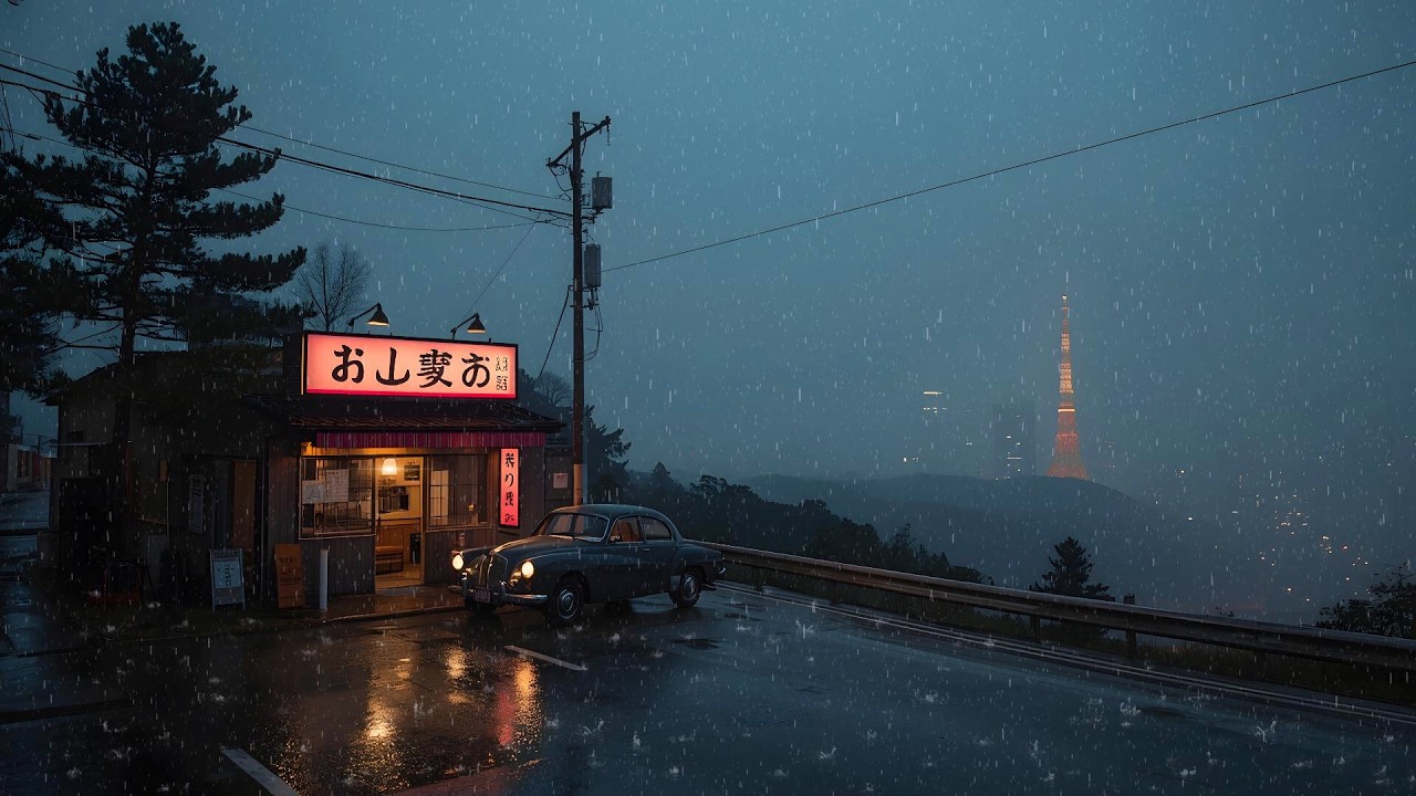 The Ultimate 80s Rainy Café Experience 📼 Tokyo Nostalgia Lofi (Study / Relax / Sleep)