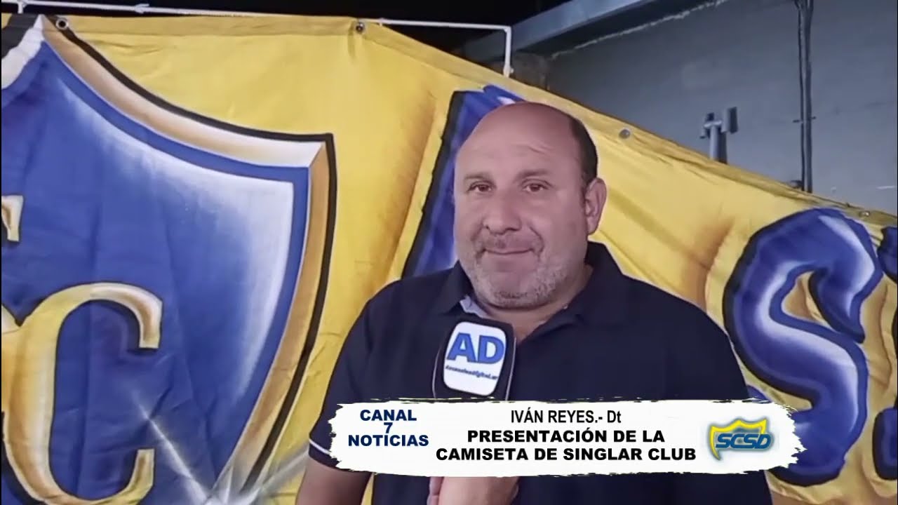 SINGLAR CLUB- PRESENTACIÓN DEL PLANTEL Y LA CAMISETA DEL CENTENARIO-IVAN REYES Dt.
