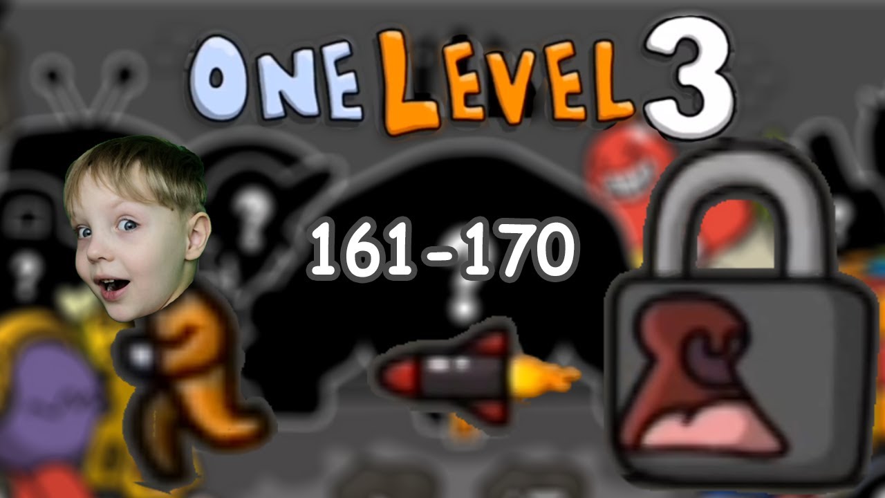 #17 Побег из тюрьмы в игре One Level 3! Босс Замок! Уровни 161-170