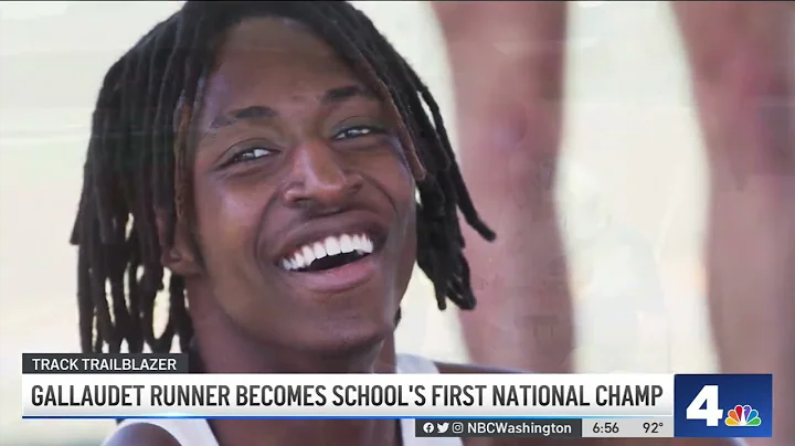 Gallaudet University Track Star Becomes School's F...