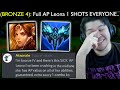 Bronze 4 player tries to convince me that AP Leona 1 shots EVERYTHING.. so I tried it