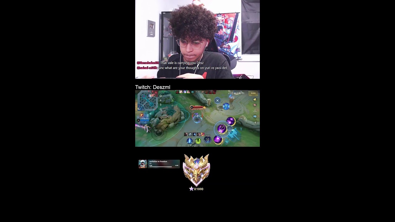 1000 Stars Ex Global 1 Lancelot Mythic Immortal MLBB Live