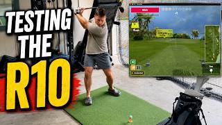 First Garage Golf Simulator Hole | Backyard Birdies & Garmin R10
