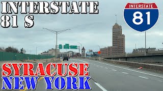 I81 South  Syracuse  New York  4K Highway Drive