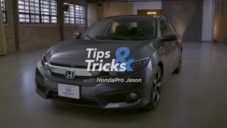 2016 Honda Civic Tips & Tricks: Keyless Access Setup