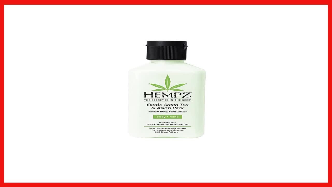 Great product -  Hempz Exotic Natural Herbal Body Moisturizer with Pure Hemp Seed Oil, Green Tea and