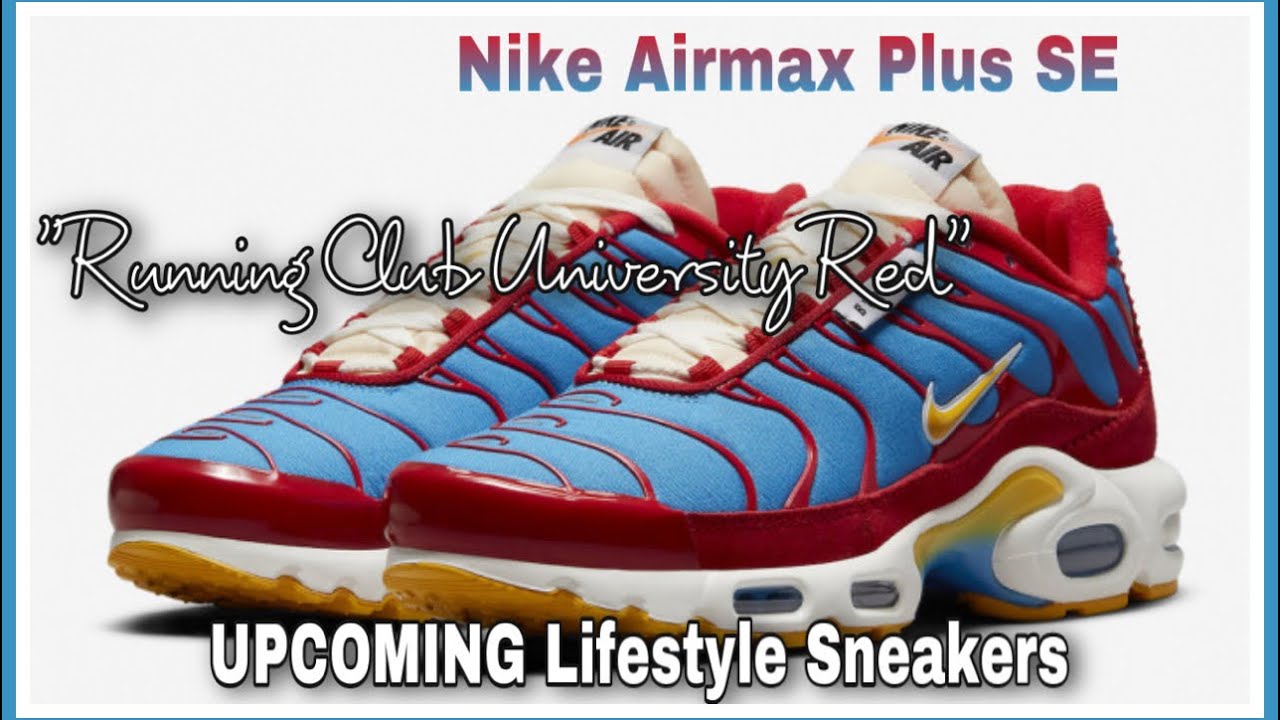 2021 Nike Airmax Plus SE “Running Club University Red” Release 3rd week November
