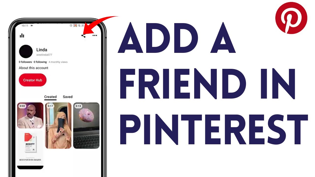 How To Add A Friend In Pinterest - YouTube