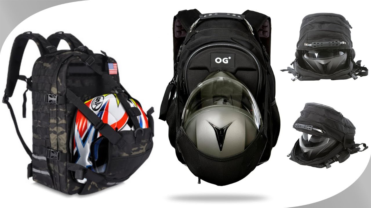 best backpack for motorcycle helmet Seibertron Waterproof Large Capacity Molle Holdercyc expandable compartments Motorcycle backpacks. Which is the