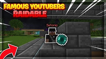 MAKING THESE FAMOUS YOUTUBERS RAIDABLE... *INSANE* | CavePvP #109
