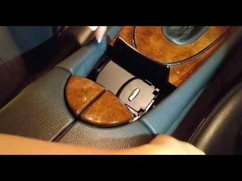 mercedes e320 remove and replace cupholder 