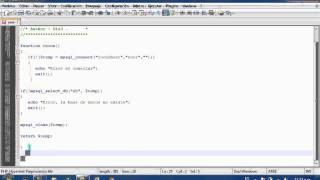 Conectar a una base de datos con PHP.