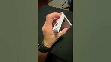 HOW TO SHUFFLE WITH ONE HAND! TUTORIAL! 😮 😮 #shorts