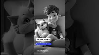 #videos несколько сценМальчик дима и его кошка Муся часть videos #shorts #мультик  #дети