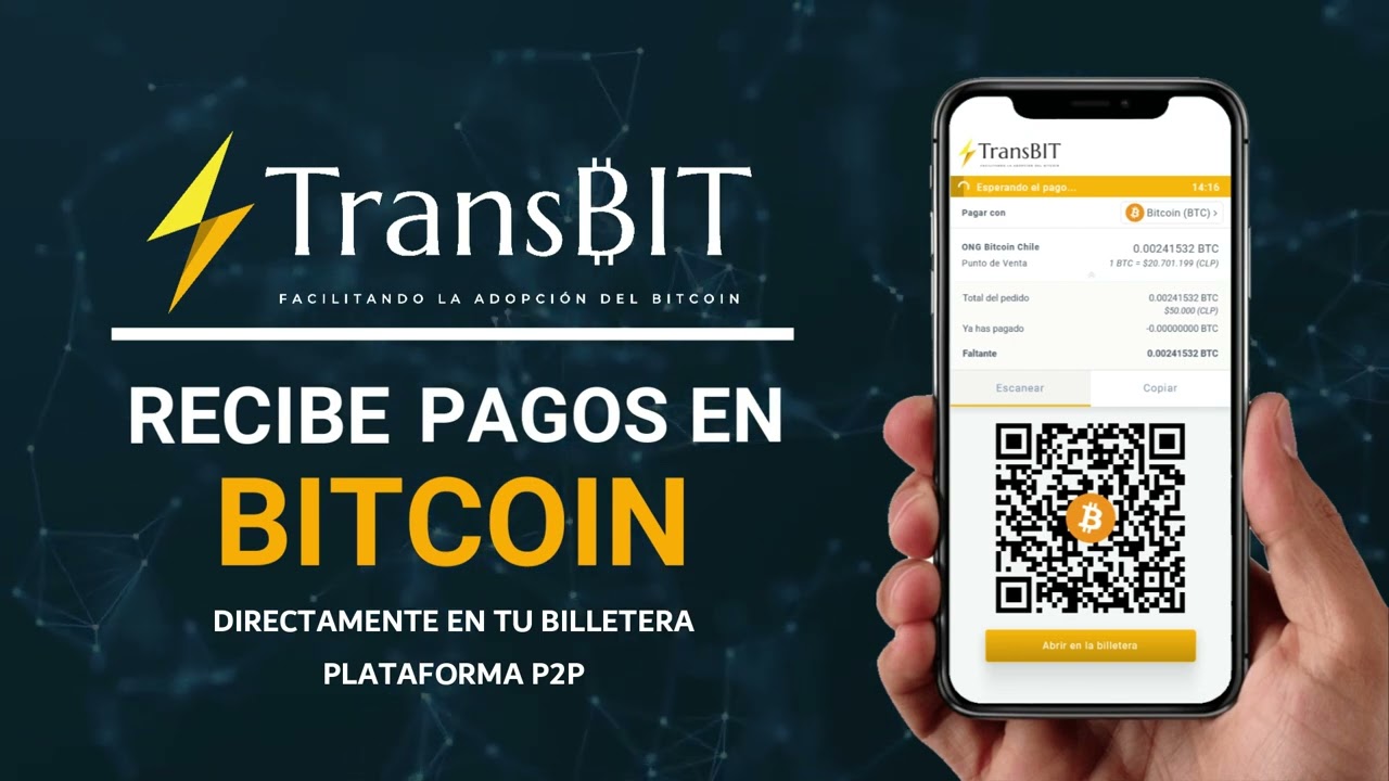 Recibir pagos en Bitcoin es muy fácil gracias a Trans₿IT