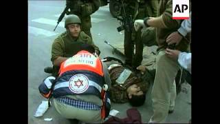 WEST BANK: HEBRON: LATEST CLASHES