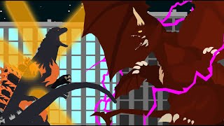 Burning Godzilla vs Destroyah (FULL COLLAB) [50k sub SPECIAL]