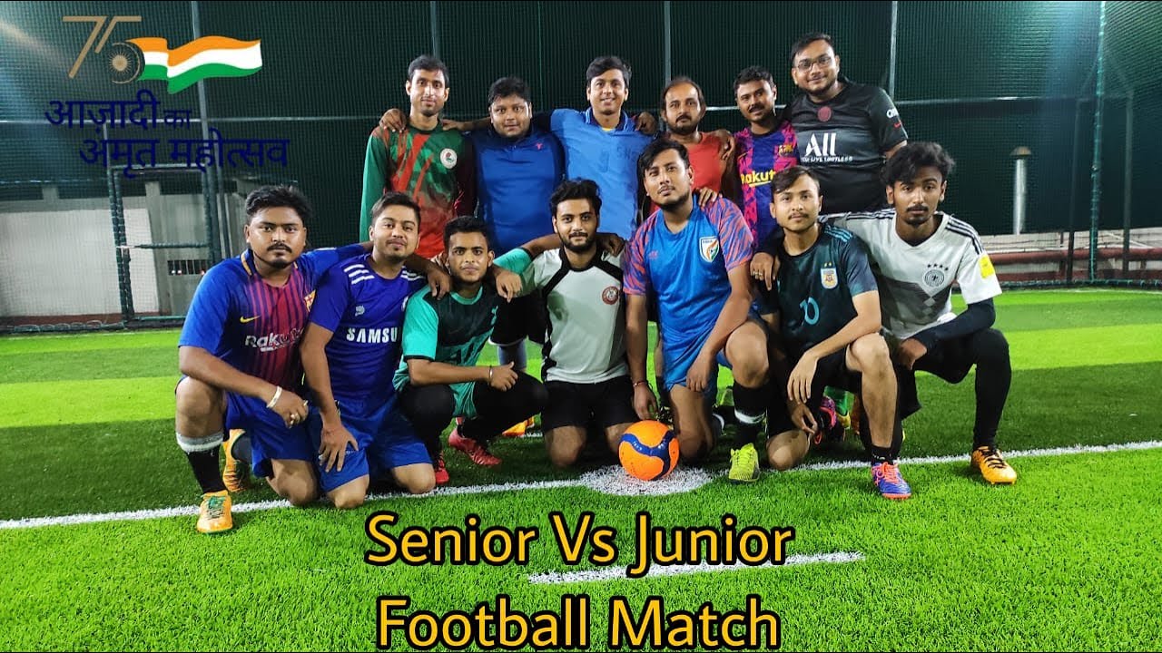 15th August special 🇮🇳 || Senior Vs Junior Football Match || S.N.S ...
