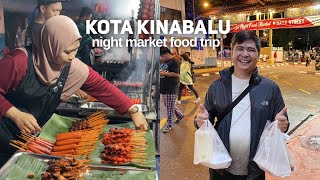 Api-Api Night Food Market At Gaya Street, Kota Kinabalu Sabah Malaysia Food Trip Vlog