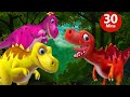 Funny Scary Dino Family Song | Baby Dino Dodododo Song + More Nursery Rhymes & Kids Song |Baby Songs