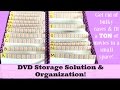 DVD Storage Solution & Organization! 260 DVD's Stored in only 12 DVD Storage Solution & Organization! 260 DVD's Stored in only 12