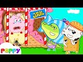 Peppy Pig Tooth Locked Up in Candy Jail- Learn Good Habits For Kids | Peppy Family Kids Cartoon