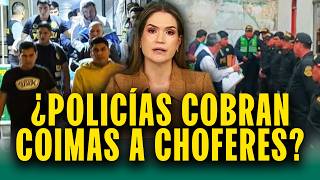 ¿Policías corruptos?: 9 policías detenidos por presunto cobro de coimas en la carretera central