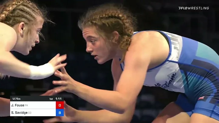 127 Lbs Final - Jordyn Fouse, Pennsylvania Vs Sara...