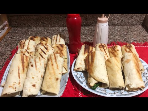 طريقه عمل سندوتشات البطاطس السوري بالرقاق الفلاحي اشتراك تفعيل الجرس لايك كومنت مشاركه