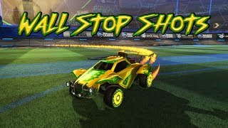 Wall Stop Shots - Rocket League Custom Training Pack