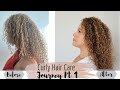 GETTING MY CURLS BACK | CURLY HAIR JOURNEY PART 1
