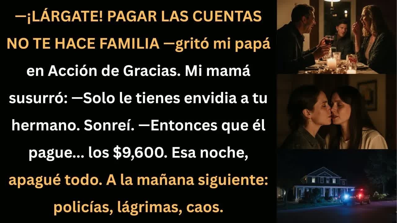 Mi papá me gritó… y yo lo apagué todo