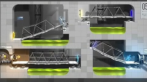 Bridge Constructor Portal - Level 5 Walkthrough