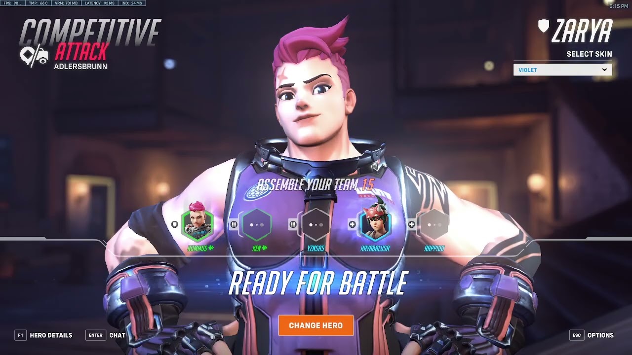 #1 RANK TANK PLAYER KSAA SHOWS HOW TO PLAY AS ZARYA OVERWATCH 2 GAMEPLAY SEASON 1
