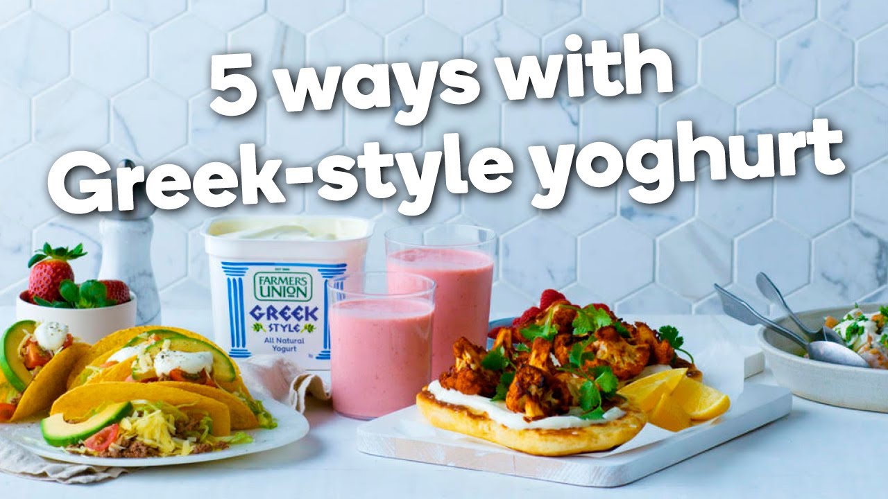5 ways with Greekstyle yoghurt YouTube
