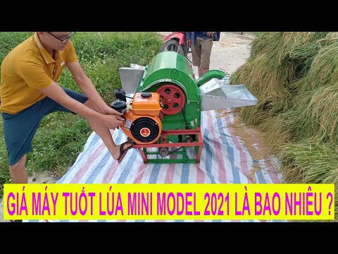 Xem Máy Tuốt Lúa - Giá máy tuốt lúa mini TL-02 model 2022 là bao nhiêu