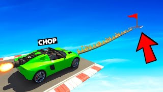 1000% IMPOSSIBLE ROCKET CAR CHALLENGE IN GTA 5 screenshot 4