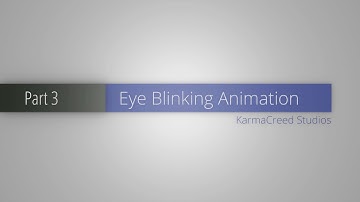 Character Animation Tutorial Part 3 - Eye Blinking Animation